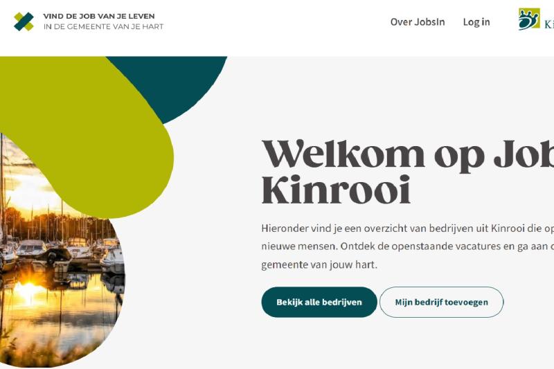 Nieuw platform helpt Kinrooienaar aan job in eigen gemeente