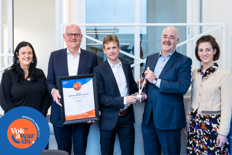 B4Plastics wint de Limburgse Innovatie Award 2022