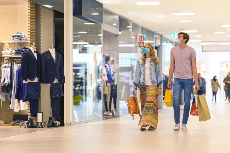 Winkelen tijdens de coronacrisis