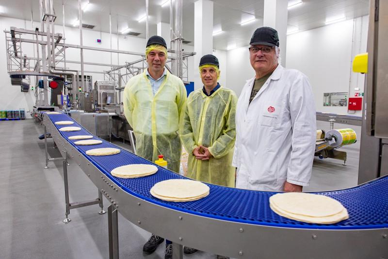 IntOCon is partner voor nieuwe productiesite Poco Loco Jan Goossens, Carl Commeene en Rik Vandenbroucke