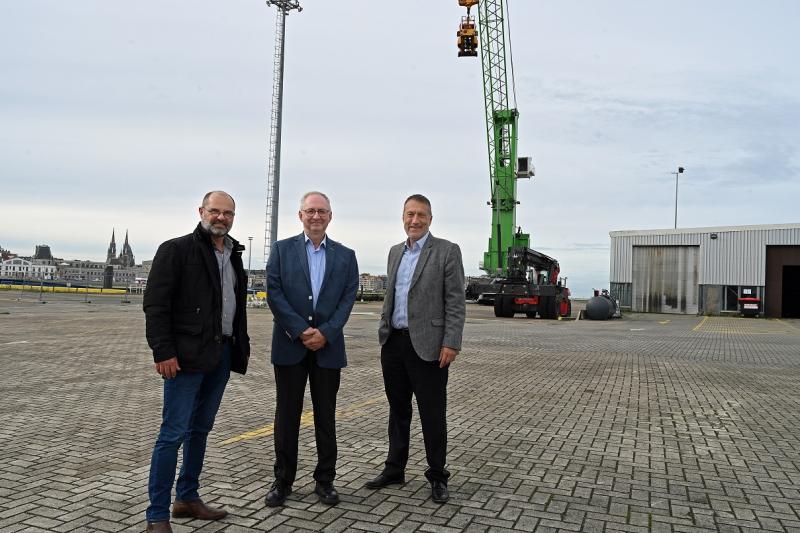 Haven Oostende eerste Europese terminal van Britse Nectar Group Karl Antonissen, Han Ozturk en Ian Jacobs