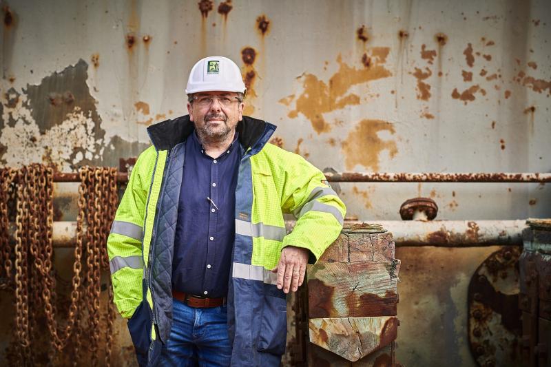 Flanders Ship Repair, garagist van de haven Johnny Hofman