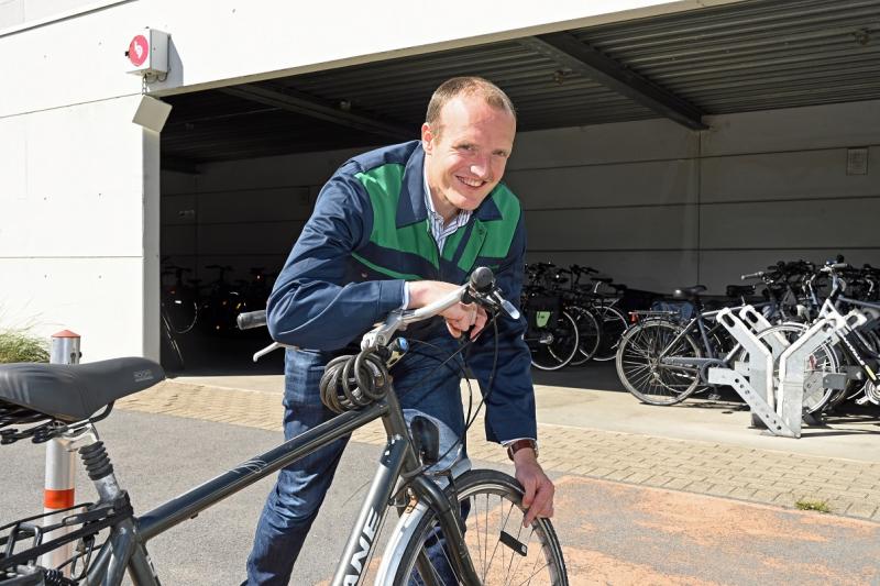 Fietsverplaatsingen Oesterbank automatisch geregistreerd Wouter Desplenter