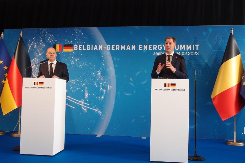Belgisch-Duitse energietop benadrukt rol Zeebrugge Bondskanselier Olaf Scholz en premier Alexander De Croo