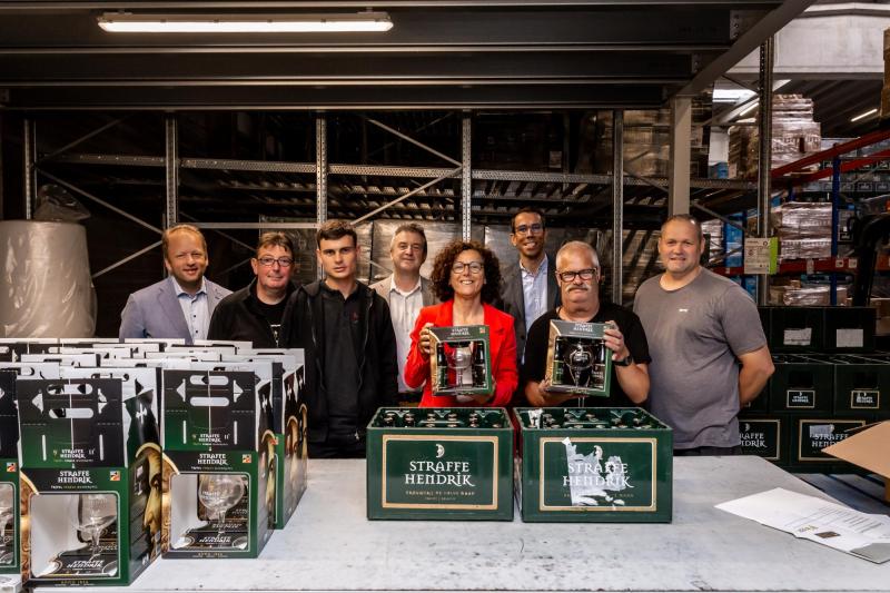 Annick Lambrecht op Voka Zomerstage bij Brouwerij De Halve Maan