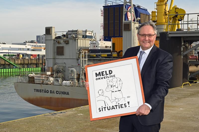 Haven Oostende rolt campagne rond veiligheid uit Dirk Declerck