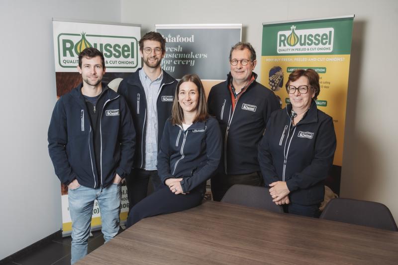 Roussel Onions lanceert nieuw gamma verse smaakmakers Louis, Maxime, Charlotte en Pol Roussel, Jaklien Lietaer