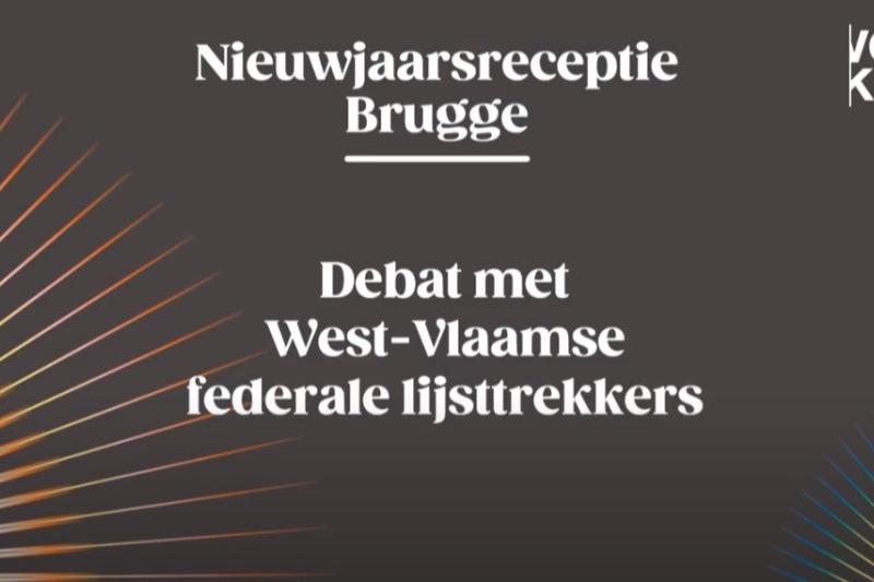 Herbekijk het debat met de West-Vlaamse federale lijsttrekkers