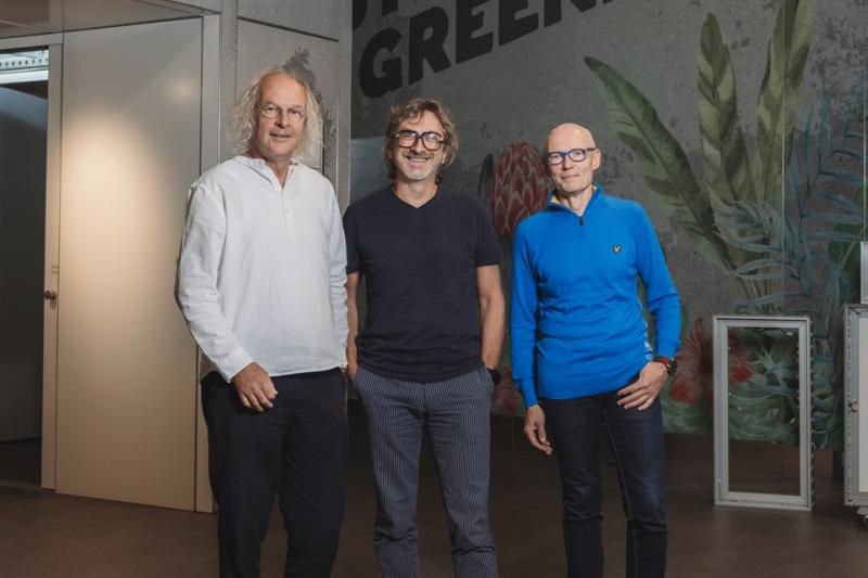 beMatrix zet voor nieuwbouw maximaal in op circulariteit en duurzaamheid Jan Tyvaert, Edwin Van der Vennet en Marc Panen