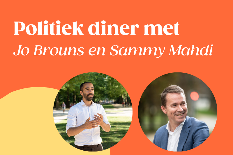 Aan tafel met Sammy Mahdi en Jo Brouns