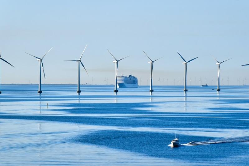 Windmolens op zee