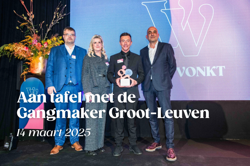 Aan tafel met... de Gangmaker Groot-Leuven