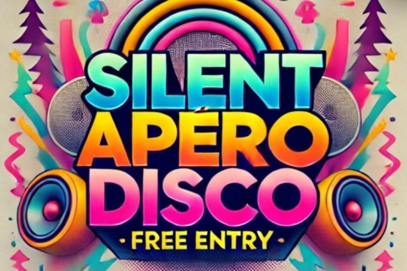 silent disco flyer