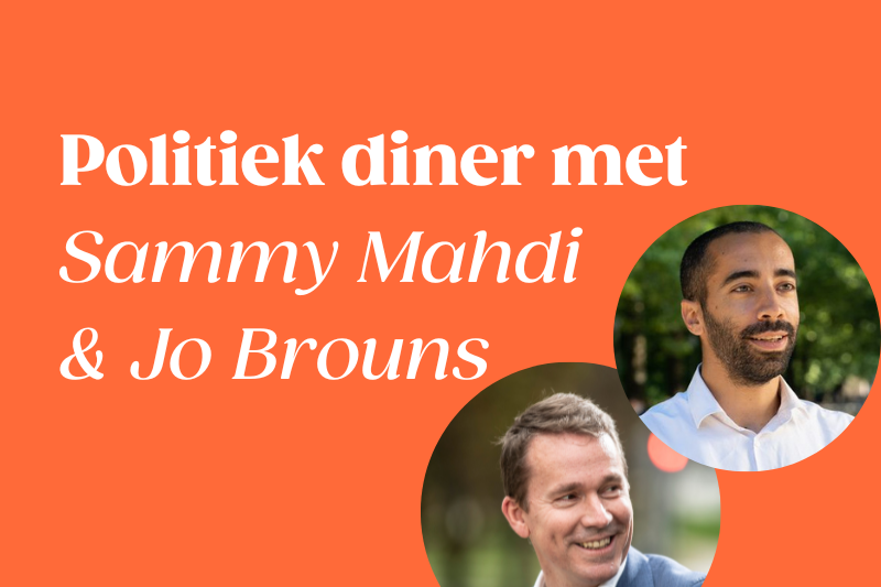 Politiek diner met Sammy Mahdi & Jo Brouns