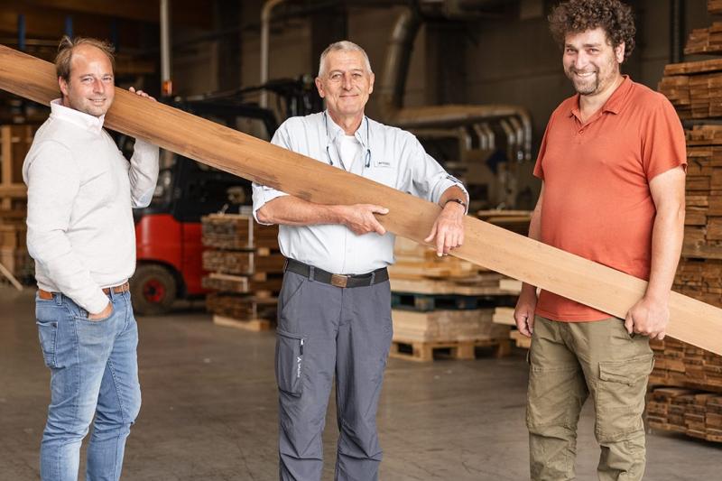 Drie houtgerelateerde kmo’s uit Ronse ontwikkelen samen lokaal en ecologisch bouwmateriaal