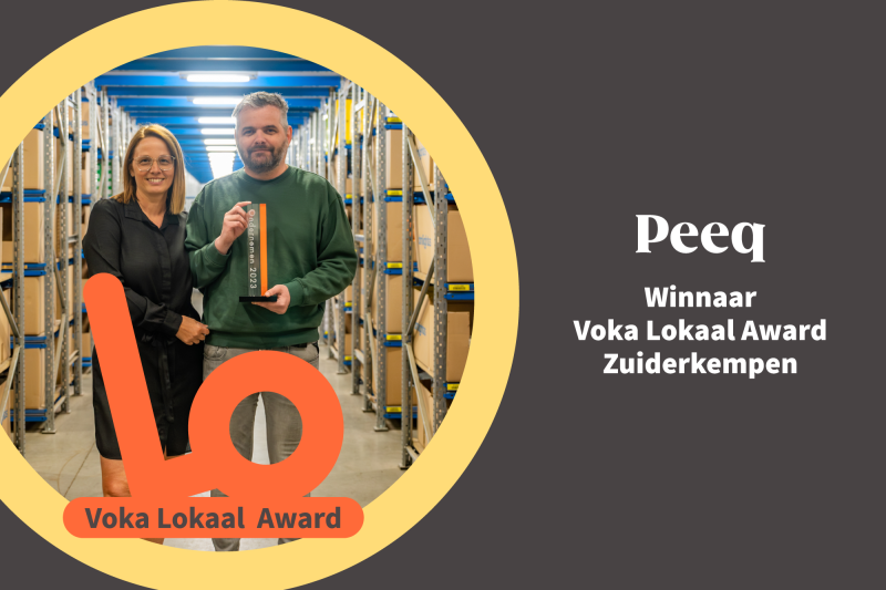 Online lichtspecialist Peeq wint Voka Lokaal-award Zuiderkempen