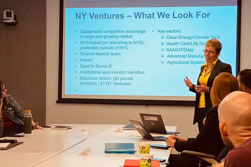 Meeting in bedrijf New York