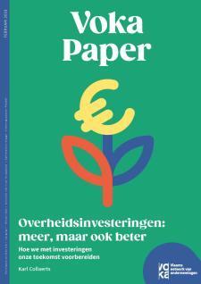 Cover Voka Paper februari 2023: euroteken verwerkt in plant