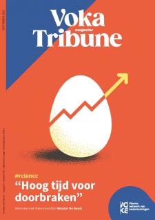 Cover Voka Tribune met doorbrekend ei