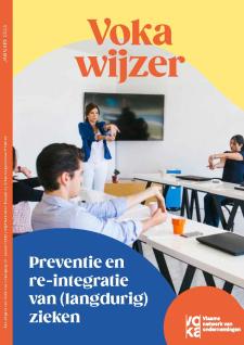 Cover Voka Wijzer - fitness oefeningen aan de werktafel