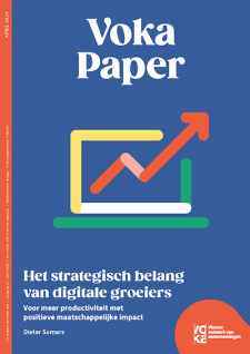Cover met pijl: Strategisch belang digitale groeiers
