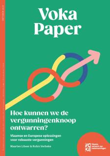 Cover Voka Paper 'Hoe kunnen we de vergunningenknoop ontwarren?'