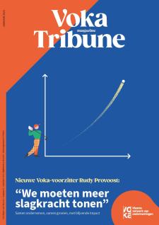Cover Voka Tribune met golfspeler die bal wegslaat