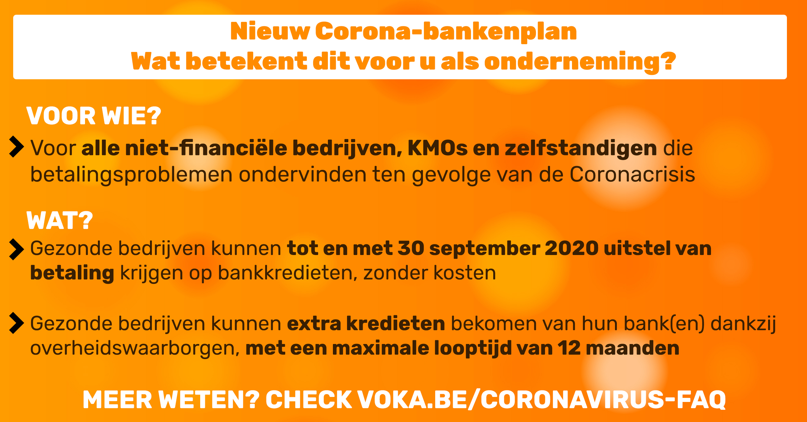 Akkoord banken Coronacrisis