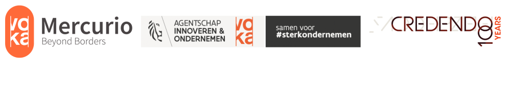 Logo Voka, Vlajo en Credendo