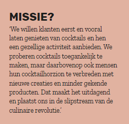 Miraeus cocktails missie