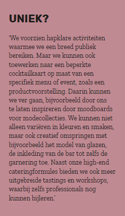 Miraeus cocktails uniek