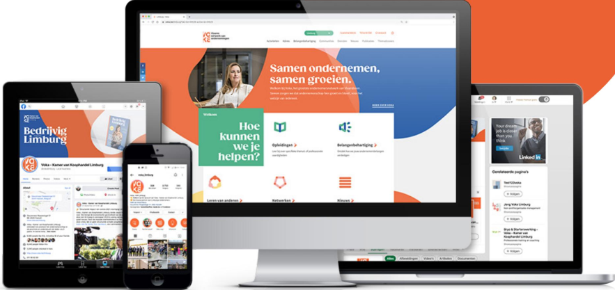 adverteren via website of social meida